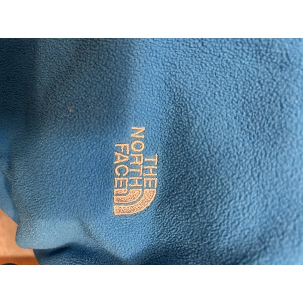 Kids The North Face Boys XL 18/20 Fleece 1/4 Zip‎ Pullover Blue Shirt Jacket